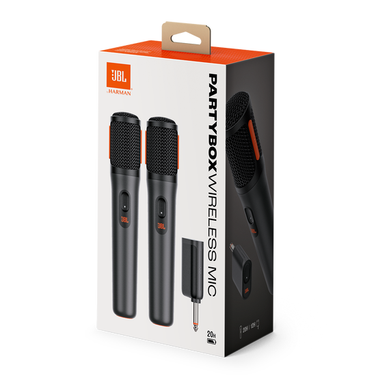 JBL PartyBox wireless microphone for karaoke and live performance